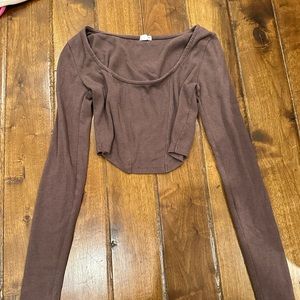 Garage brown long sleeve